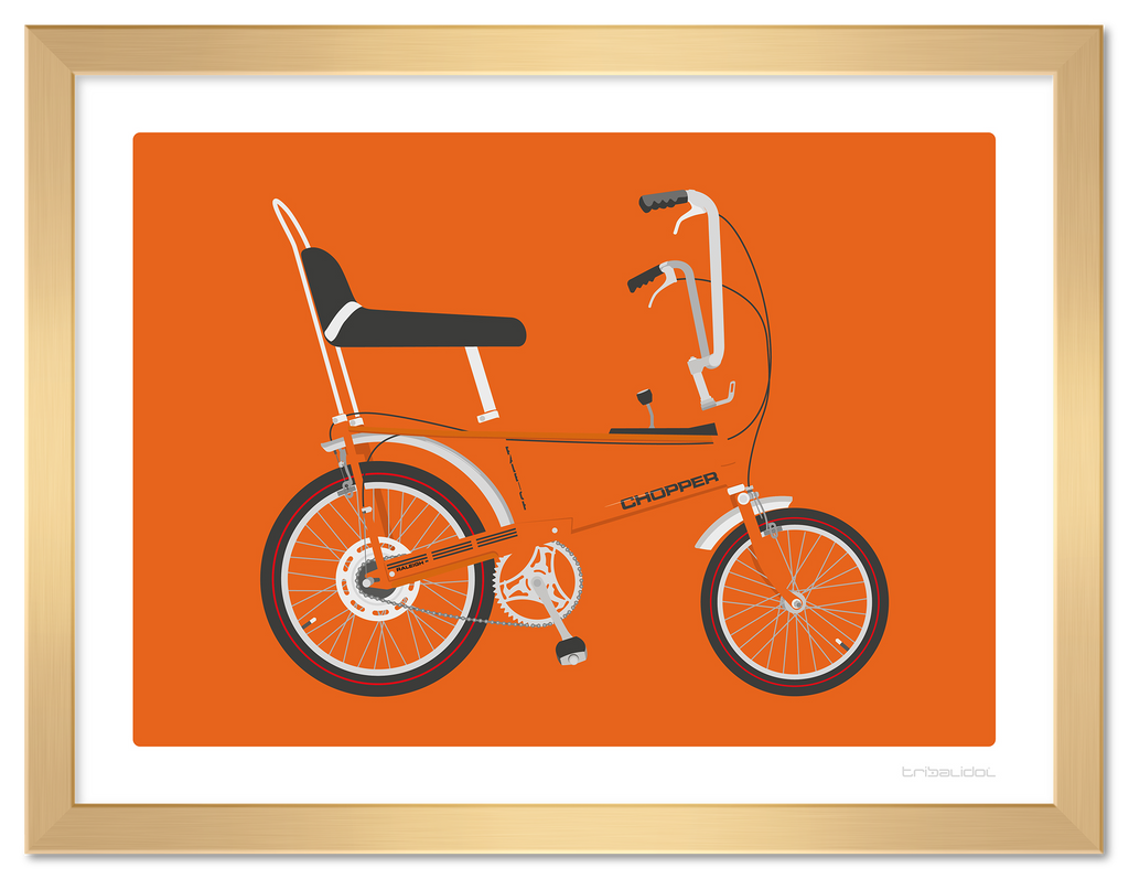 Orange hot sale raleigh chopper
