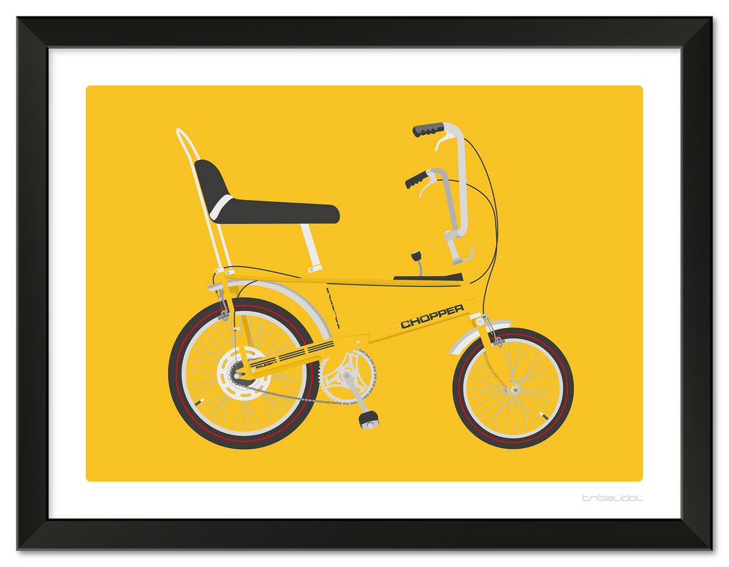 Yellow raleigh chopper deals