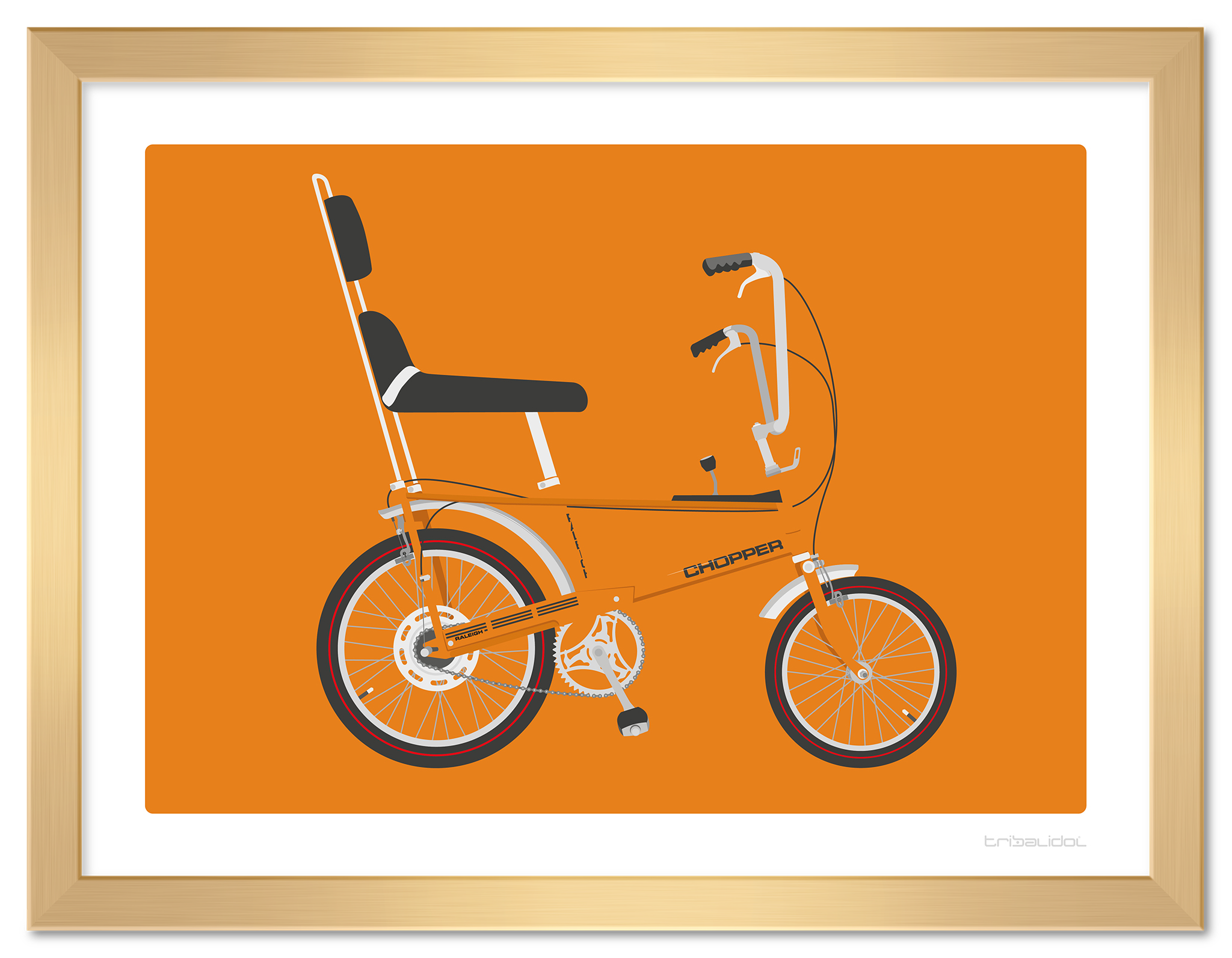 Bicycle Raleigh Chopper Original Colours Bicycle Raleigh Chopper
